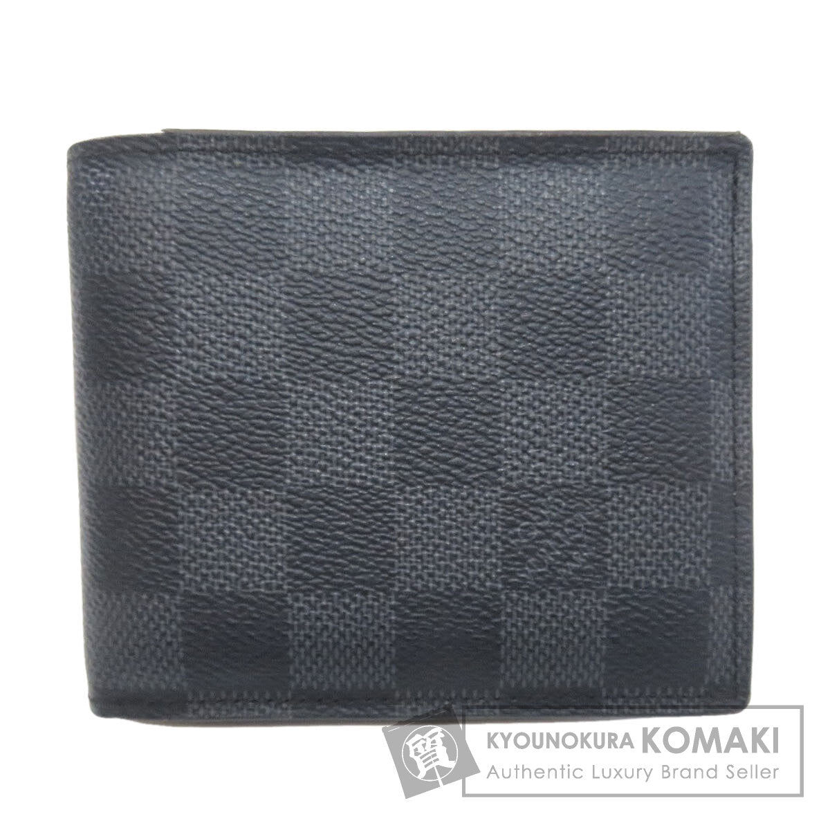 LOUIS VUITTON ルイヴィトン N60053 ポルトフォイユ・アメリゴ NM 二つ折り財布（小銭入れあり） ダミエキャンバス メンズ 中古