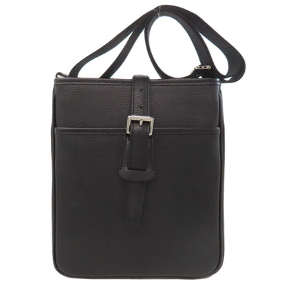 BURBERRY バーバリー ロゴ ショルダーバッグ レザー レディース 中古