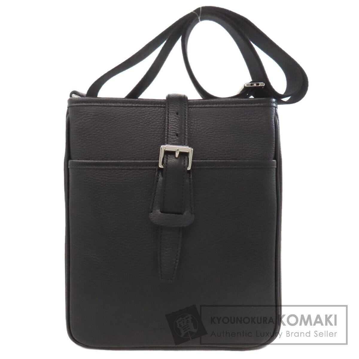 BURBERRY バーバリー ロゴ ショルダーバッグ レザー レディース 中古