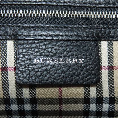 BURBERRY バーバリー ロゴ ショルダーバッグ レザー レディース 中古