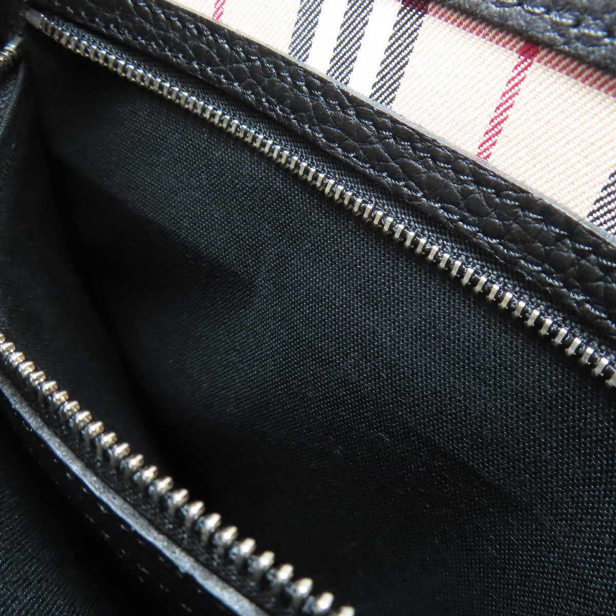 BURBERRY バーバリー ロゴ ショルダーバッグ レザー レディース 中古