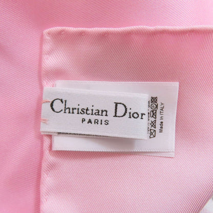 CHRISTIAN DIOR クリスチャンディオール フラワー柄 スカーフ シルク レディース 中古
