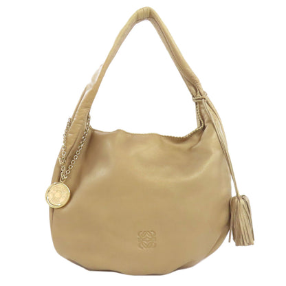 LOEWE ロエベ ロゴ ハンドバッグ カーフ レディース 中古