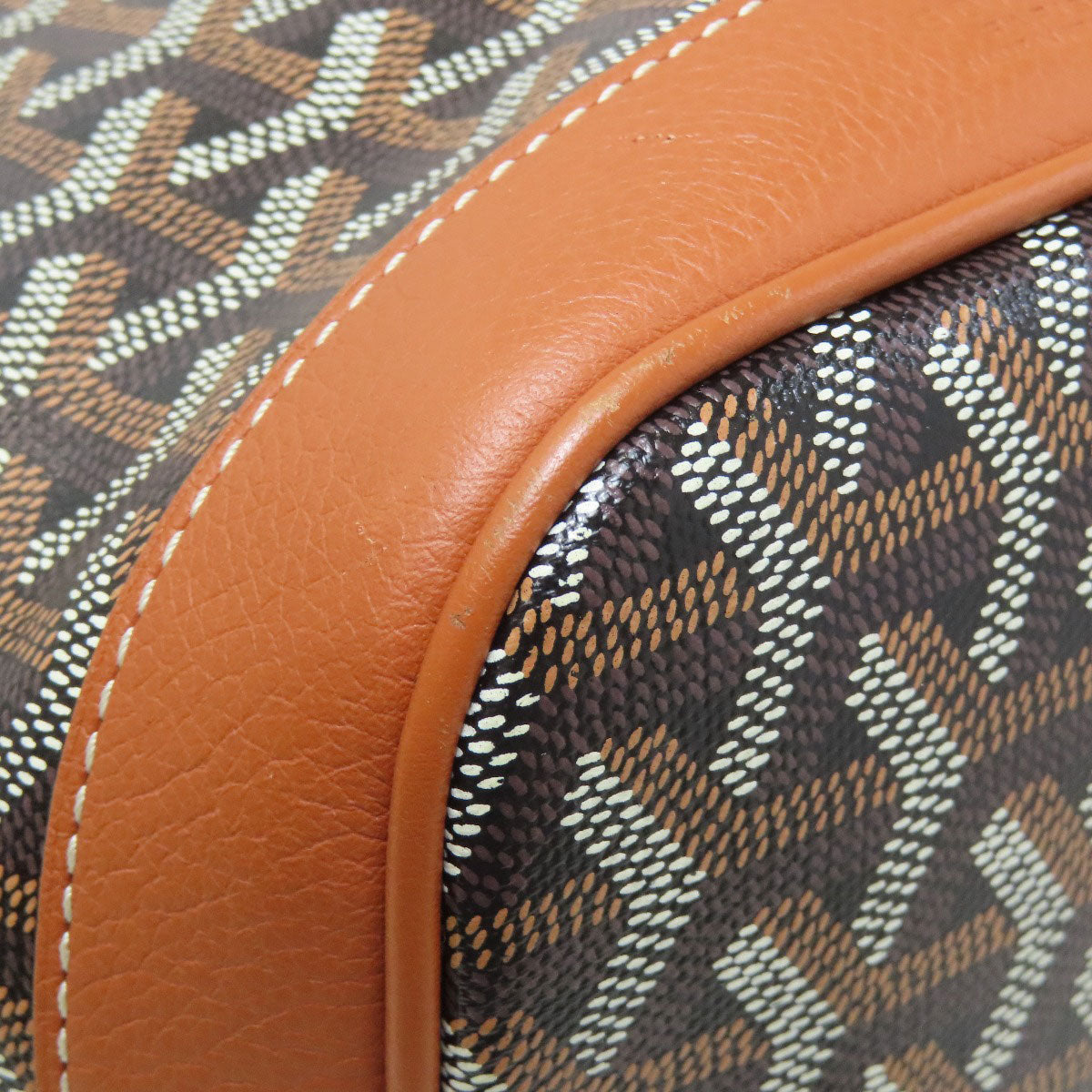 GOYARD ゴヤール プティ フロ バケット ショルダーバッグ PVC レディース 中古