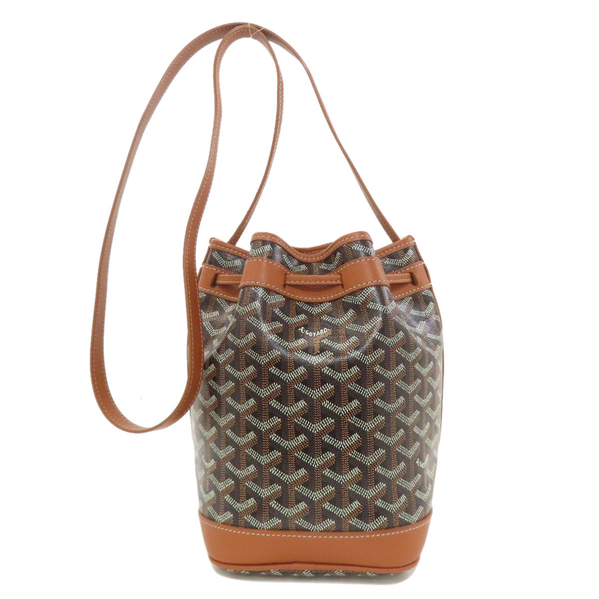 GOYARD ゴヤール プティ フロ バケット ショルダーバッグ PVC レディース 中古