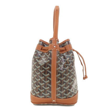 GOYARD ゴヤール プティ フロ バケット ショルダーバッグ PVC レディース 中古