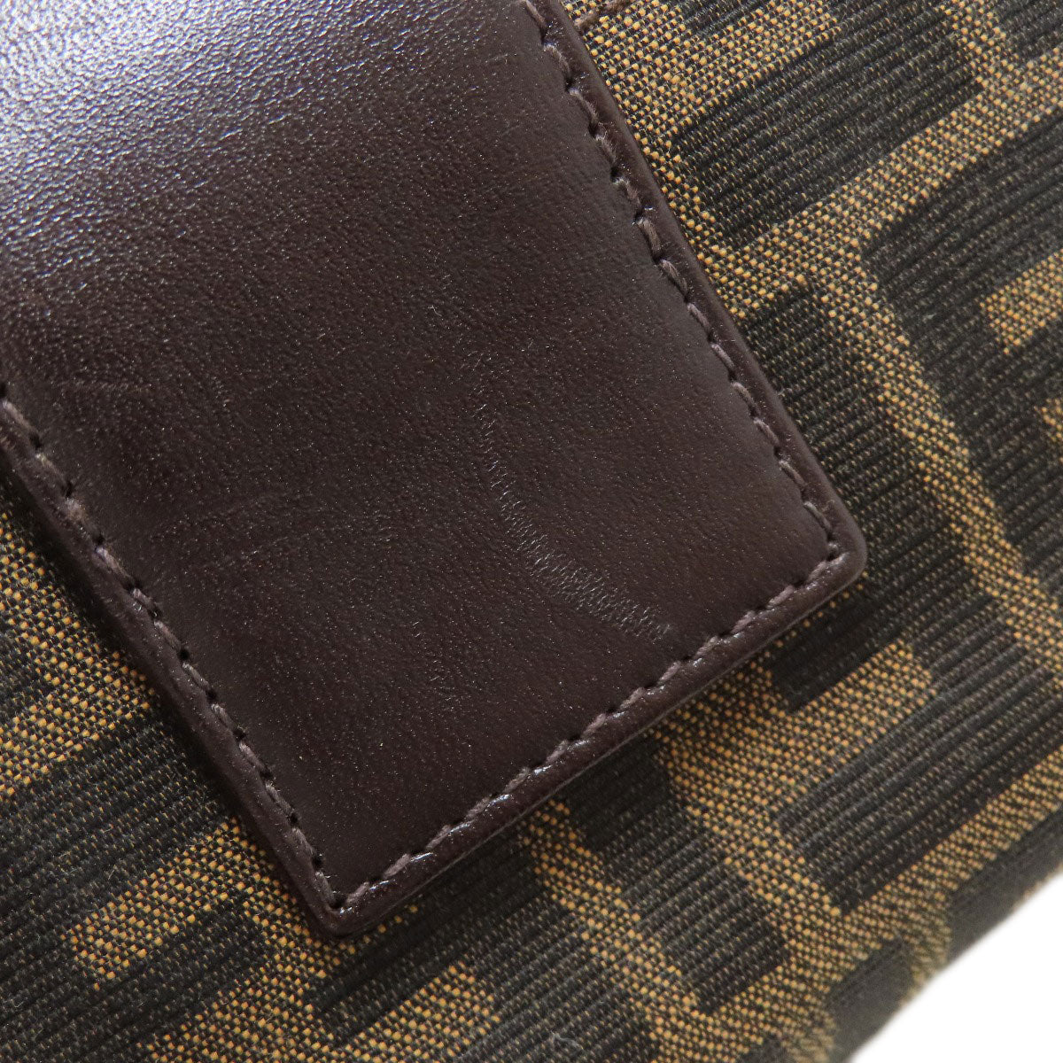 FENDI フェンディ ズッカ柄 ハンドバッグ キャンバス レディース 中古