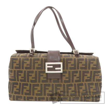 FENDI フェンディ ズッカ柄 ハンドバッグ キャンバス レディース 中古