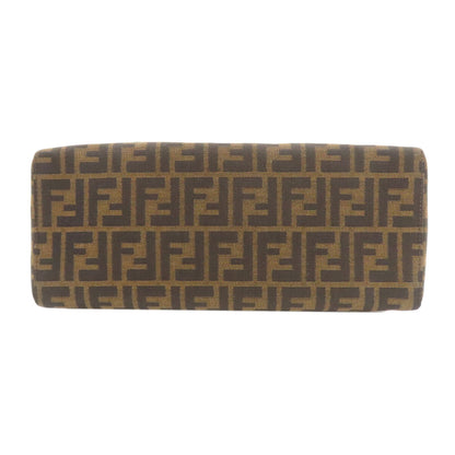 FENDI フェンディ ズッカ柄 ハンドバッグ キャンバス レディース 中古