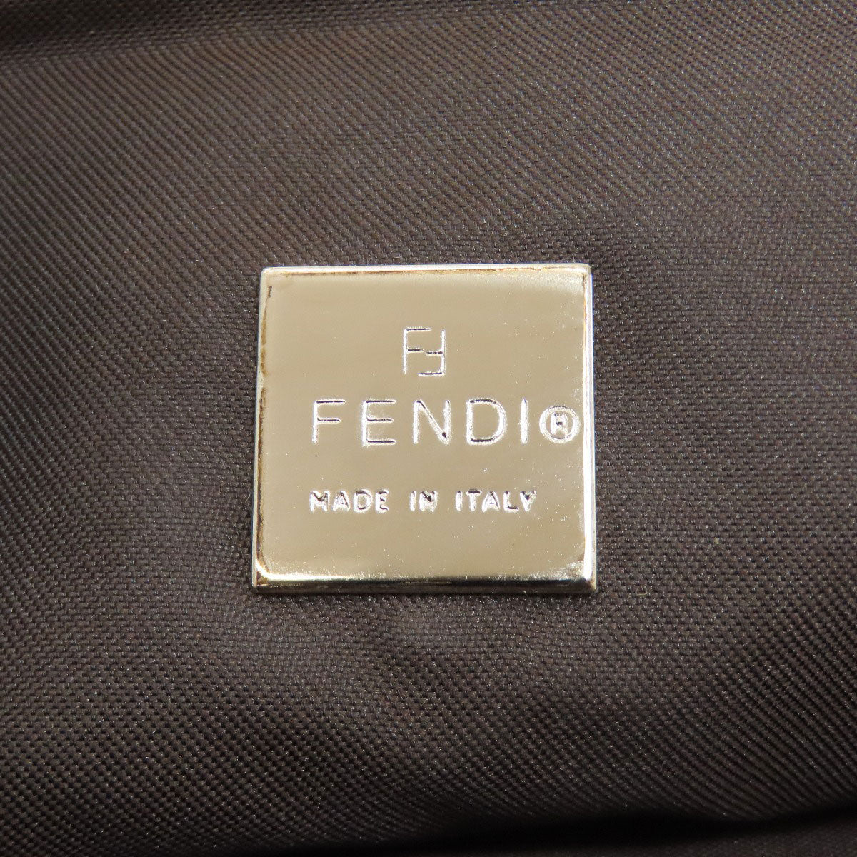 FENDI フェンディ ズッカ柄 ハンドバッグ キャンバス レディース 中古