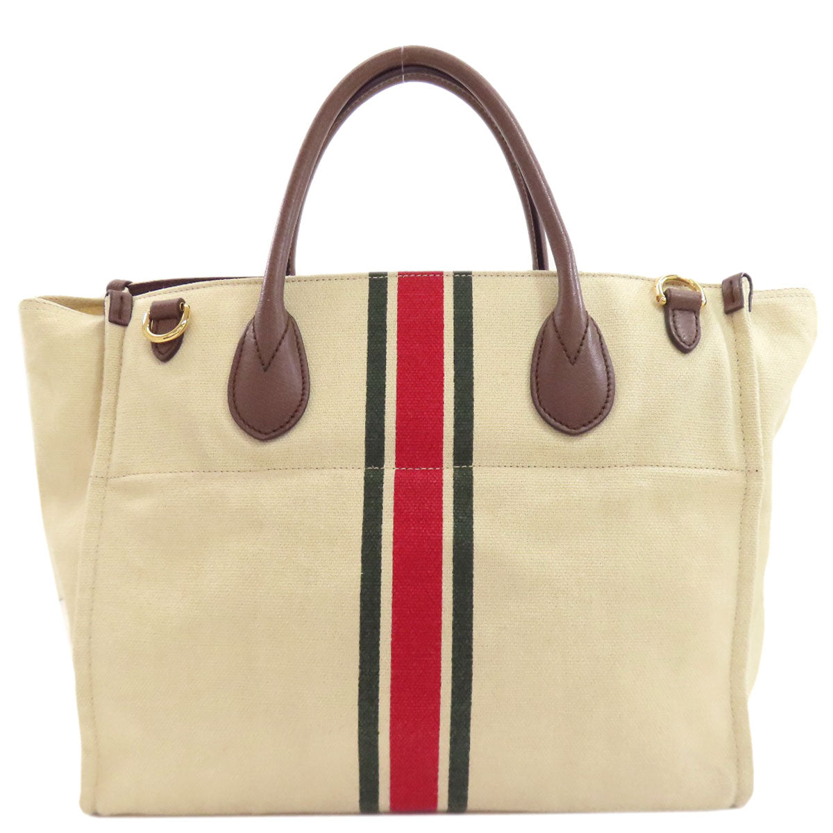 GUCCI グッチ 657422 シェリーライン フォーダブルトート 2WAY ハンドバッグ キャンバス レディース 中古