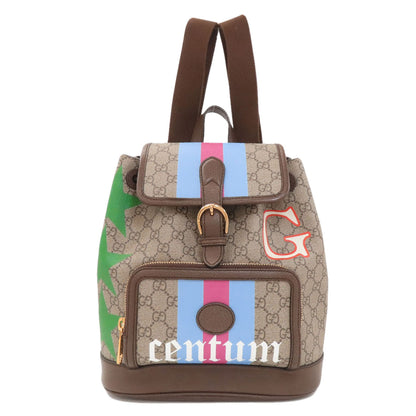 GUCCI グッチ 674147 GGスプリーム プリント スター リュック・デイパック PVC レディース 中古