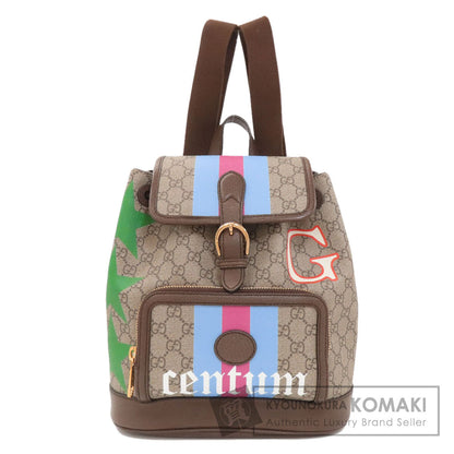 GUCCI グッチ 674147 GGスプリーム プリント スター リュック・デイパック PVC レディース 中古