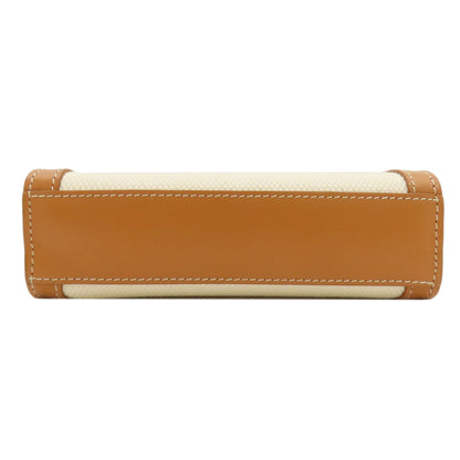 CELINE セリーヌ ミニバーティカルカバ 2WAY ハンドバッグ キャンバス レディース 中古