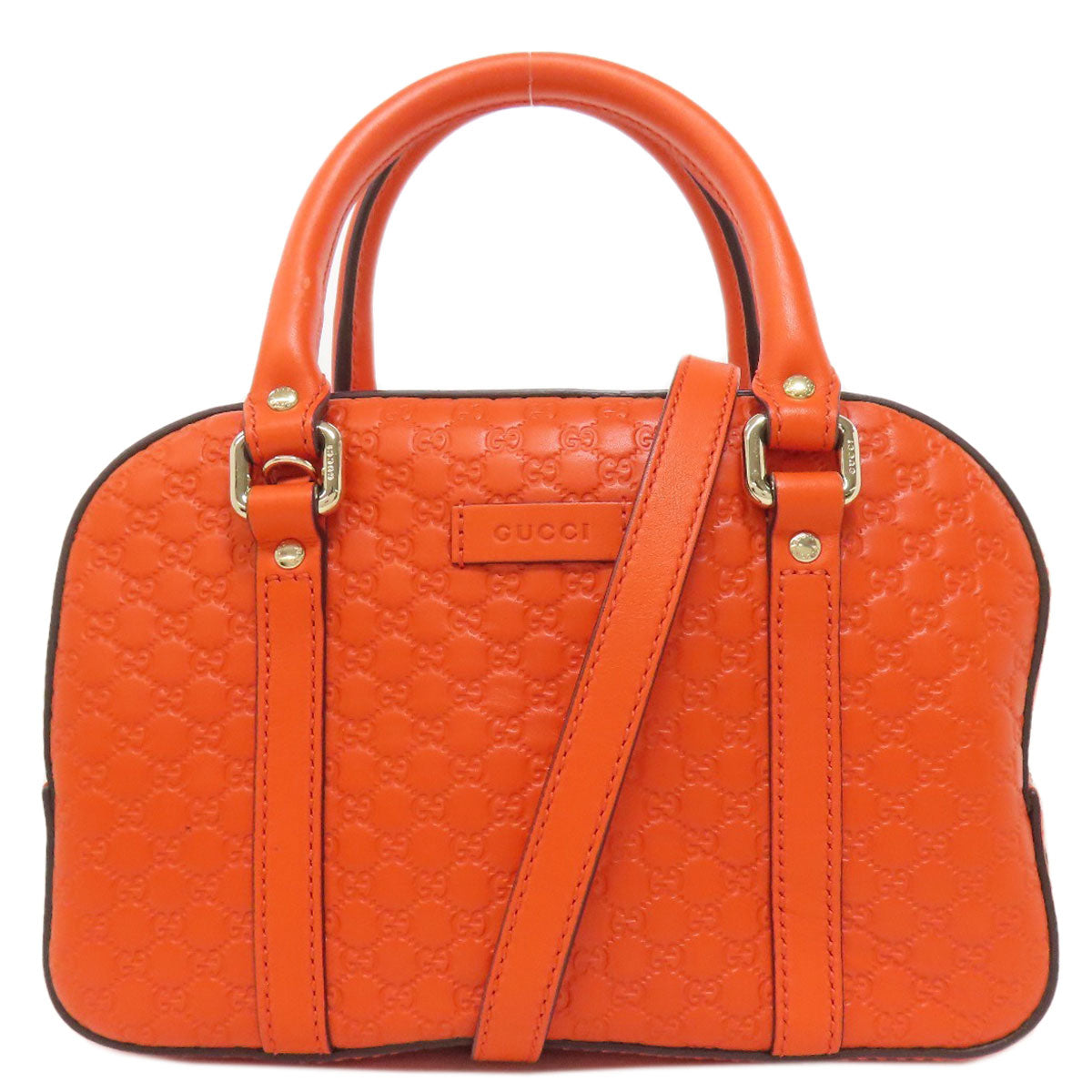 GUCCI グッチ 510289 マイクロシマ アウトレット 2WAY ハンドバッグ カーフ レディース 中古