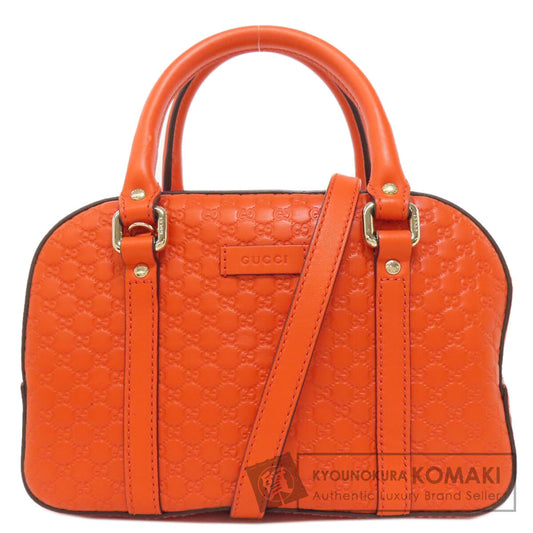 GUCCI グッチ 510289 マイクロシマ アウトレット 2WAY ハンドバッグ カーフ レディース 中古