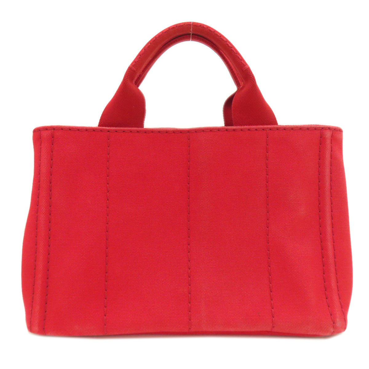 PRADA プラダ カナパミニ 2WAY ハンドバッグ キャンバス レディース 中古