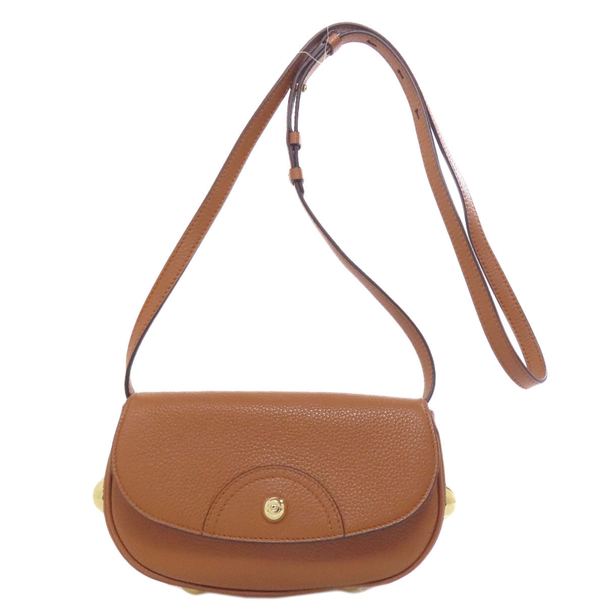 Salvatore Ferragamo サルヴァトーレフェラガモ ガンチーニ金具刻印 ショルダーバッグ レザー レディース 中古