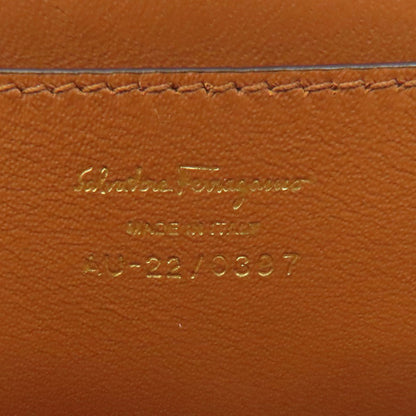 Salvatore Ferragamo サルヴァトーレフェラガモ ガンチーニ金具刻印 ショルダーバッグ レザー レディース 中古