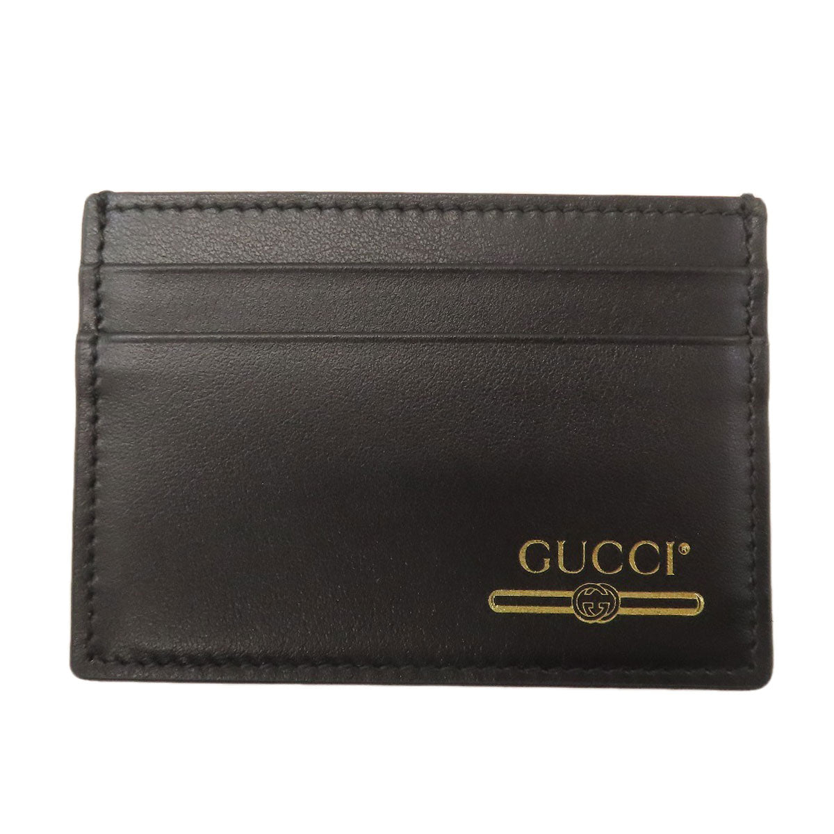 GUCCI グッチ 547596 ロゴ カードケース レザー レディース 中古