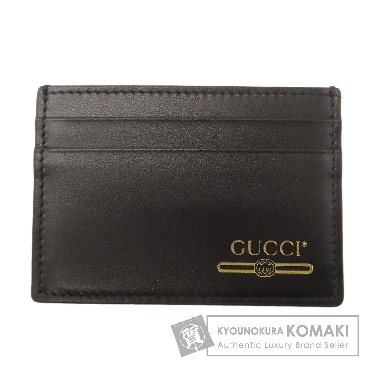 GUCCI グッチ 547596 ロゴ カードケース レザー レディース 中古