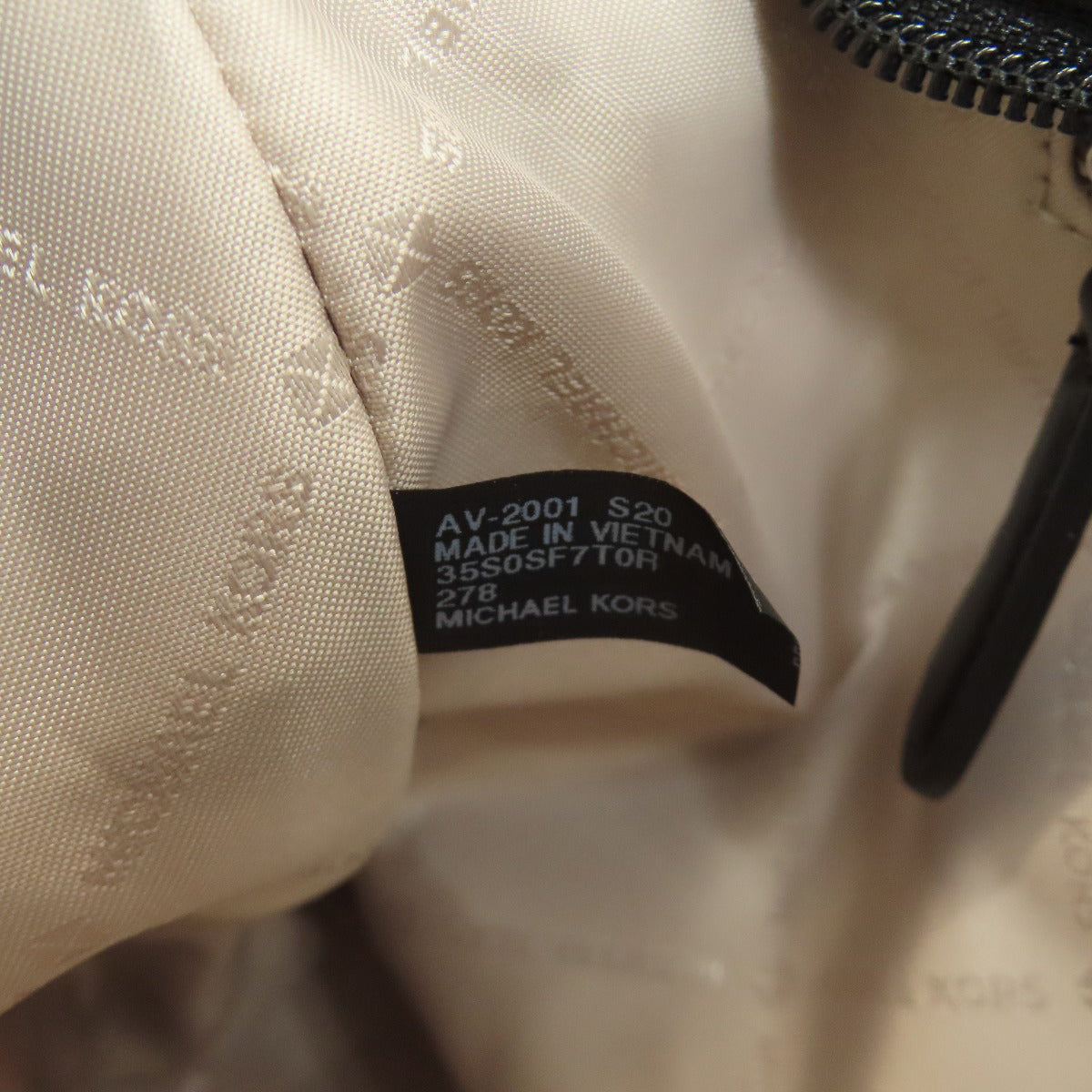 Michael Kors マイケルコース グラフィティ 2WAY ハンドバッグ キャンバス レディース 中古