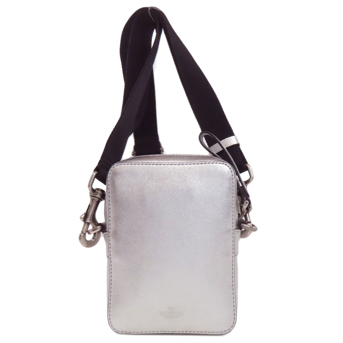 VALENTINO ヴァレンティノ VLTN ロゴ ショルダーバッグ カーフ レディース 中古
