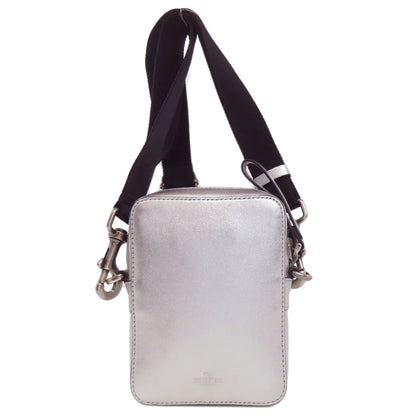 VALENTINO ヴァレンティノ VLTN ロゴ ショルダーバッグ カーフ レディース 中古