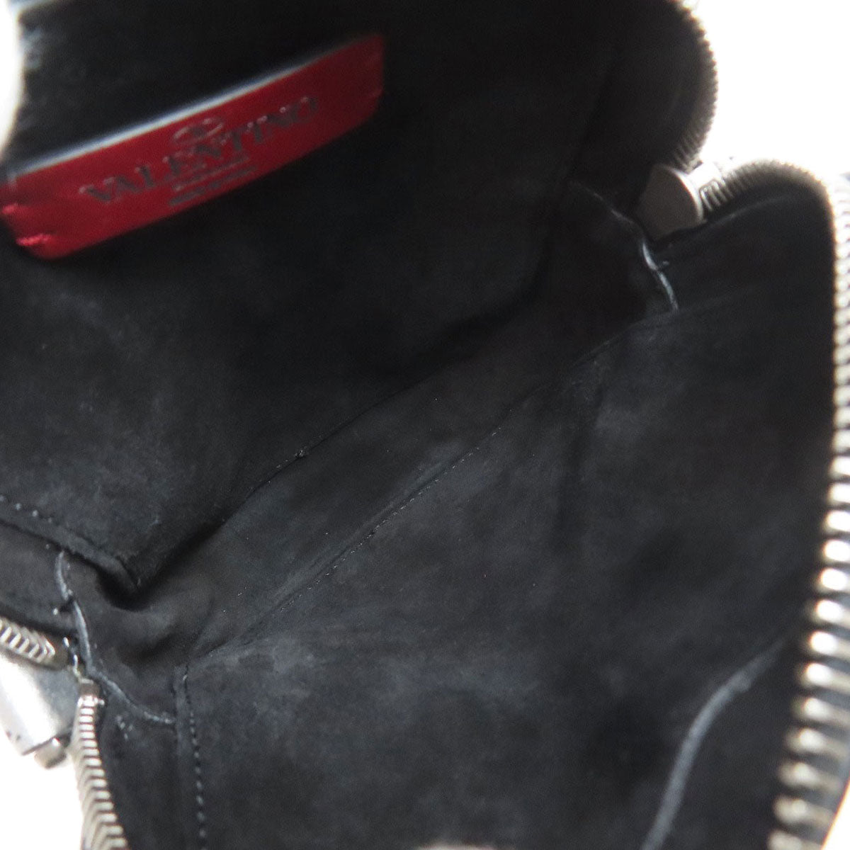 VALENTINO ヴァレンティノ VLTN ロゴ ショルダーバッグ カーフ レディース 中古