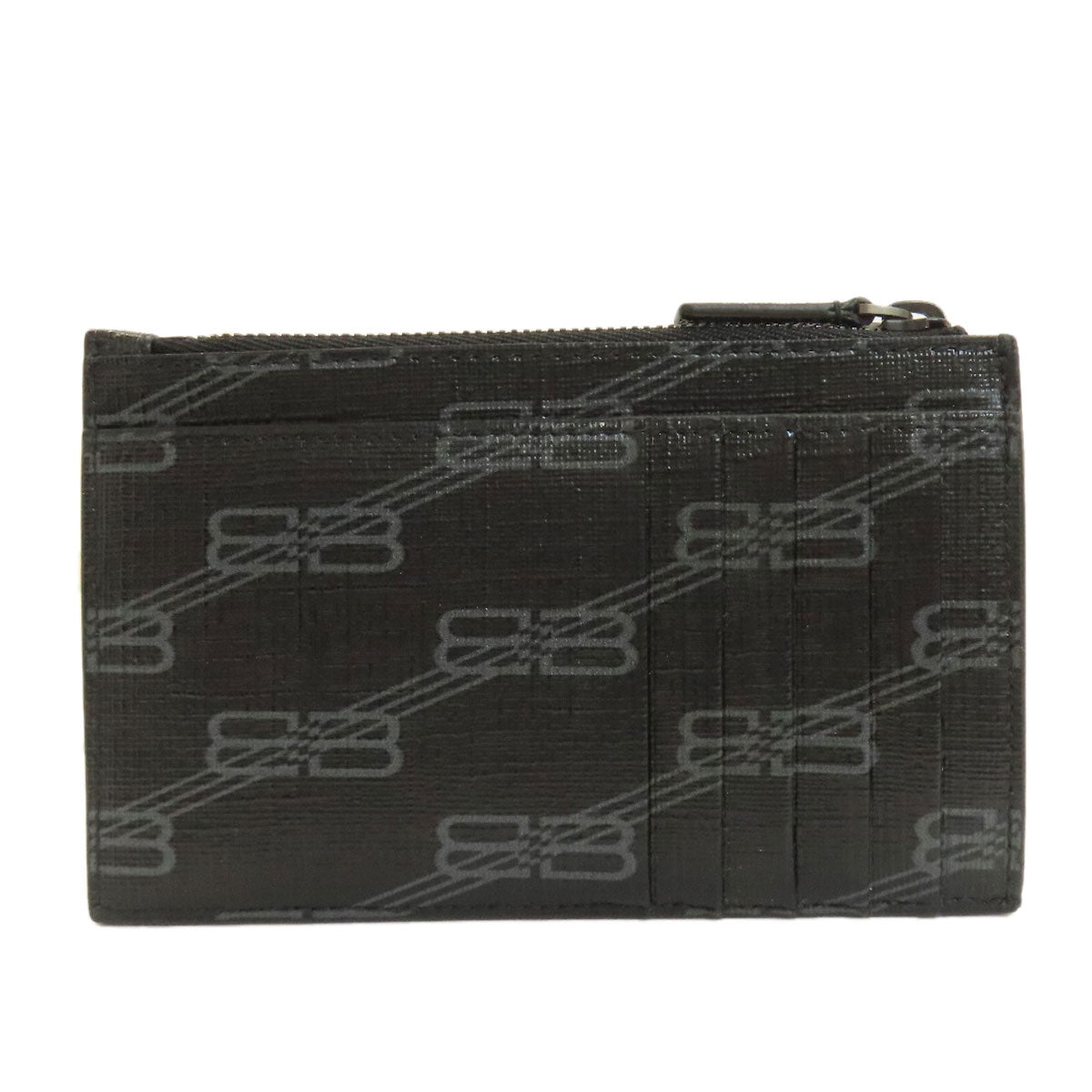 BALENCIAGA バレンシアガ 640535 ロゴプリント コインケース PVC レディース 中古