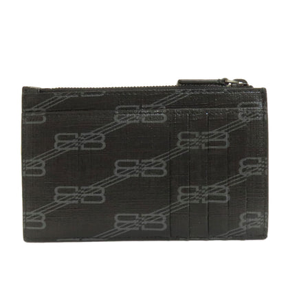 BALENCIAGA バレンシアガ 640535 ロゴプリント コインケース PVC レディース 中古