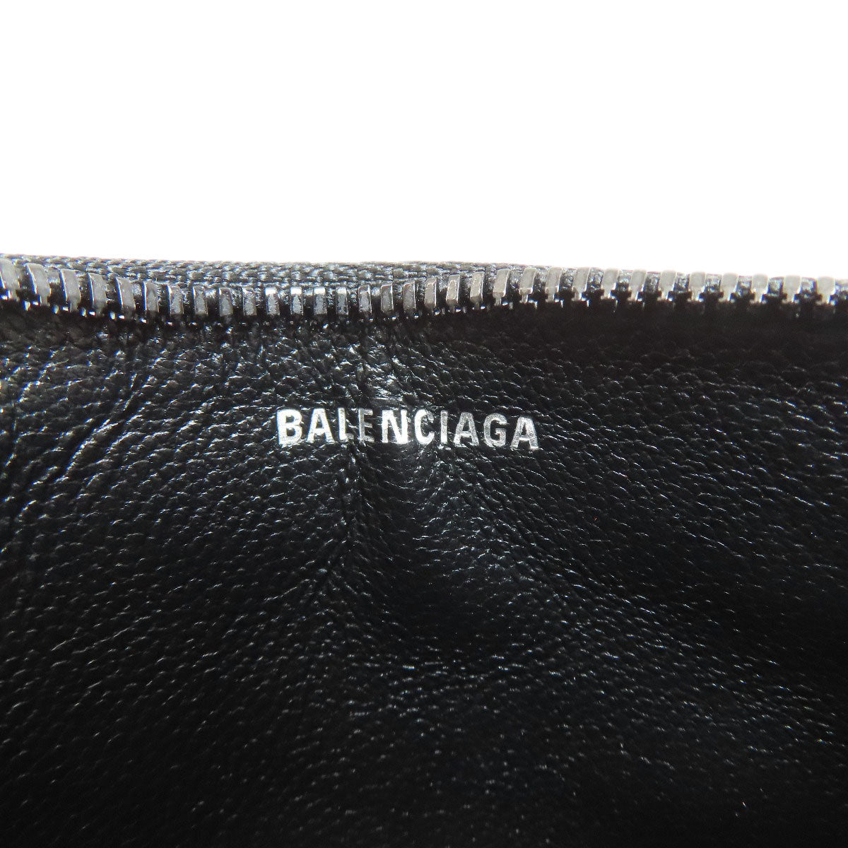 BALENCIAGA バレンシアガ 640535 ロゴプリント コインケース PVC レディース 中古