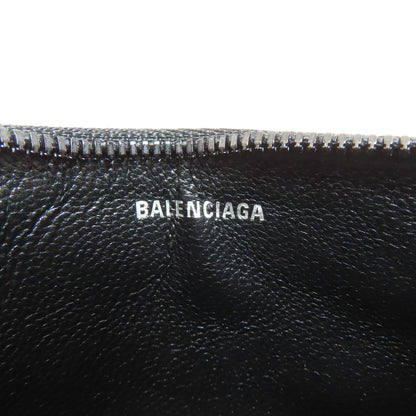 BALENCIAGA バレンシアガ 640535 ロゴプリント コインケース PVC レディース 中古