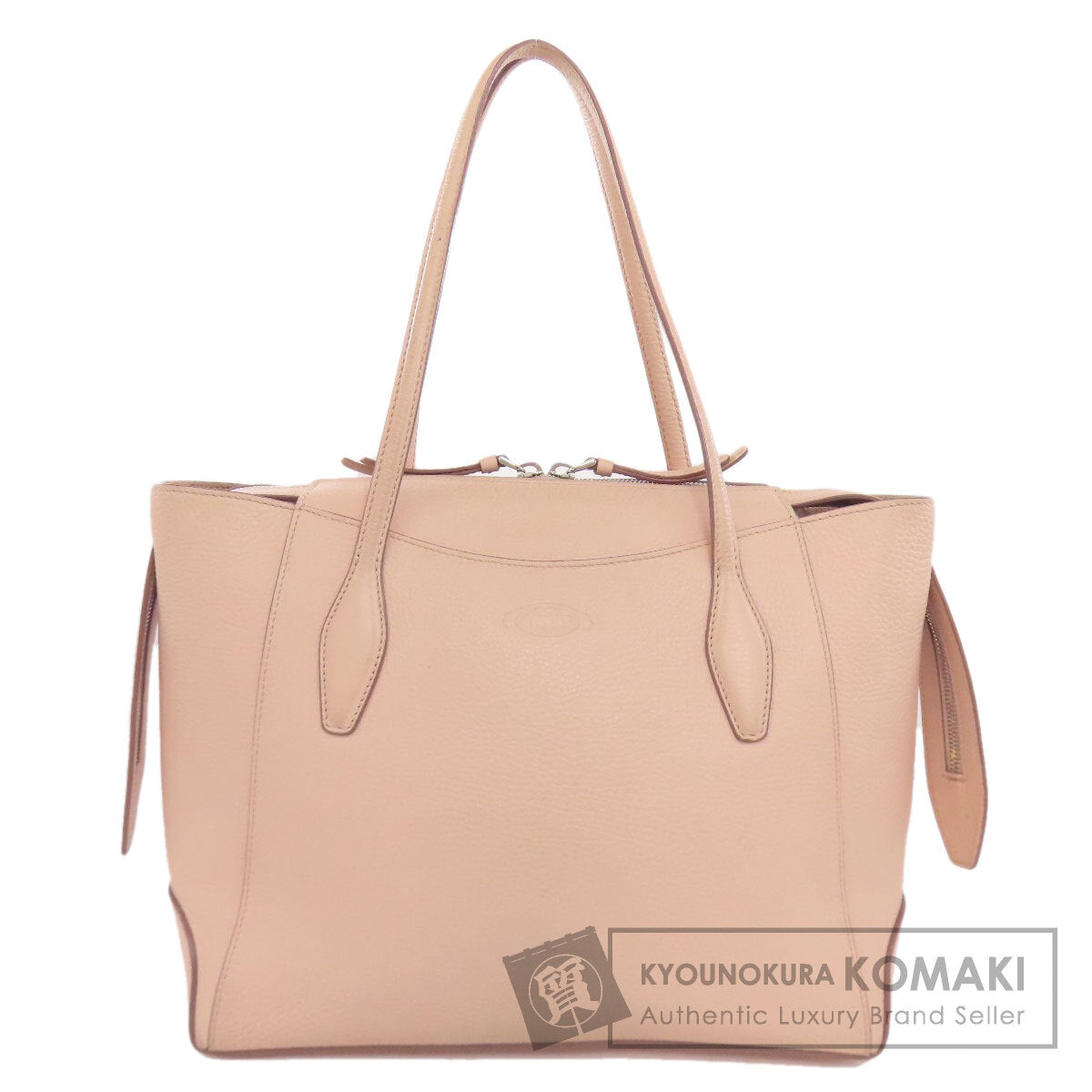 TODS トッズ ロゴ トートバッグ レザー レディース 中古
