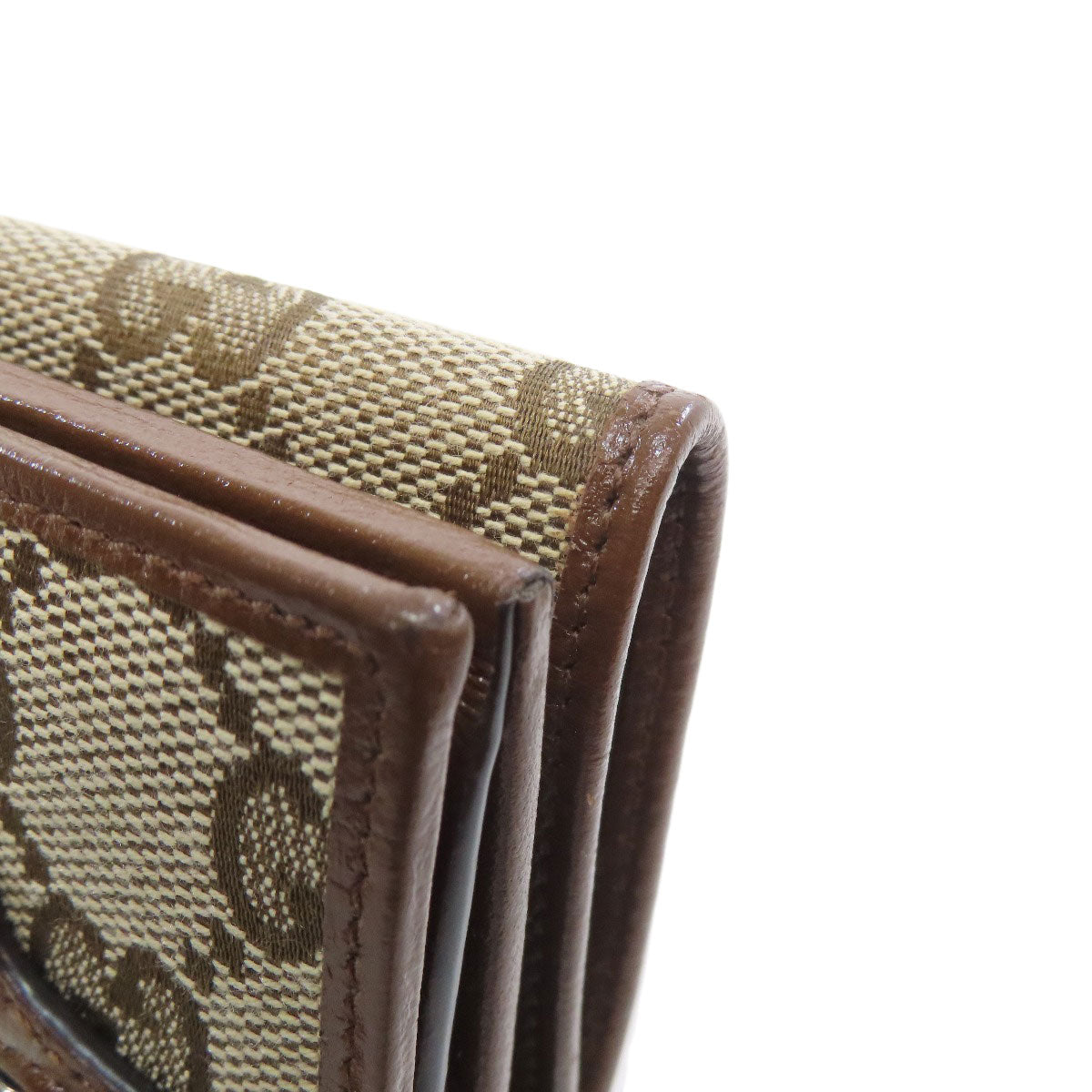 GUCCI グッチ ネオクラシックウォレット ザハッカープロジェクト バレンシアガコラボ 二つ折り財布（小銭入れあり） キャンバス レディース 中古