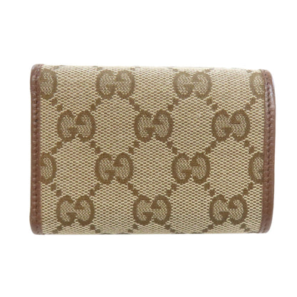 GUCCI グッチ ネオクラシックウォレット ザハッカープロジェクト バレンシアガコラボ 二つ折り財布（小銭入れあり） キャンバス レディース 中古