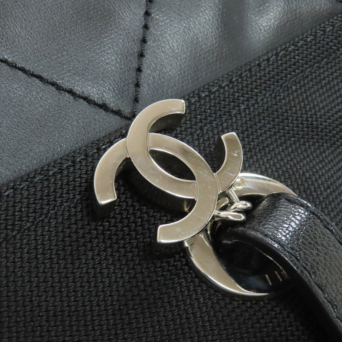 CHANEL シャネル パビリアリッツ MM シルバー金具 トートバッグ カーフ レディース 中古