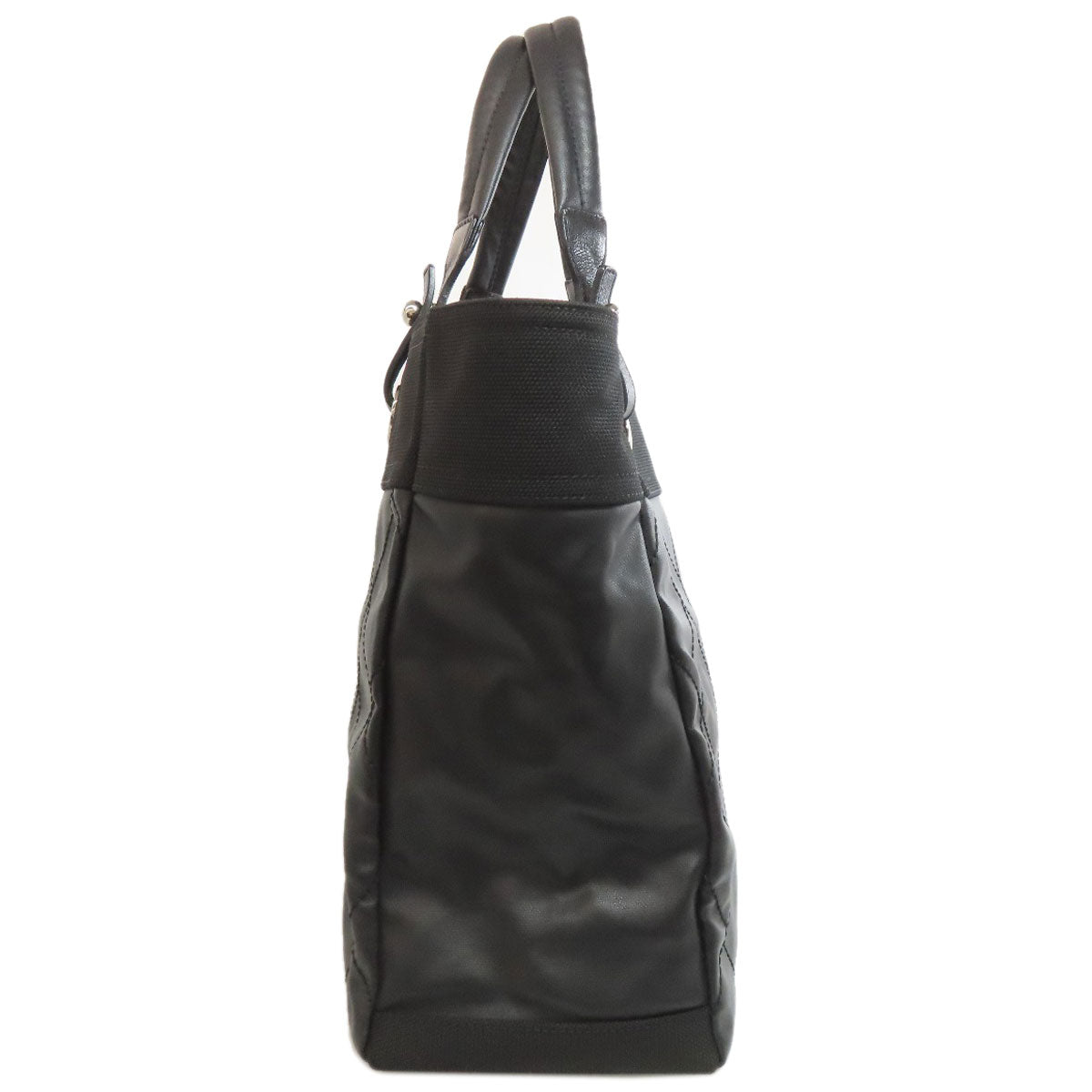 CHANEL シャネル パビリアリッツ MM シルバー金具 トートバッグ カーフ レディース 中古