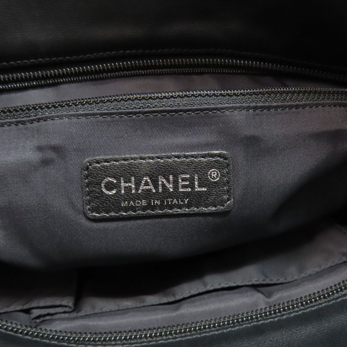 CHANEL シャネル パビリアリッツ MM シルバー金具 トートバッグ カーフ レディース 中古