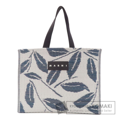 MARNI マルニ たたみトート植物柄 トートバッグ ポリプロピレン レディース 中古