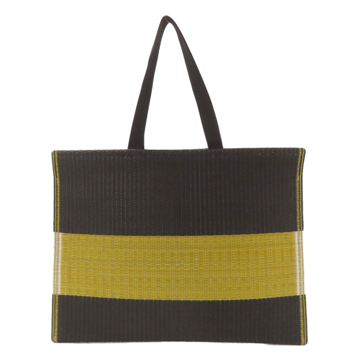 MARNI マルニ たたみトート植物柄 トートバッグ ポリプロピレン レディース 中古