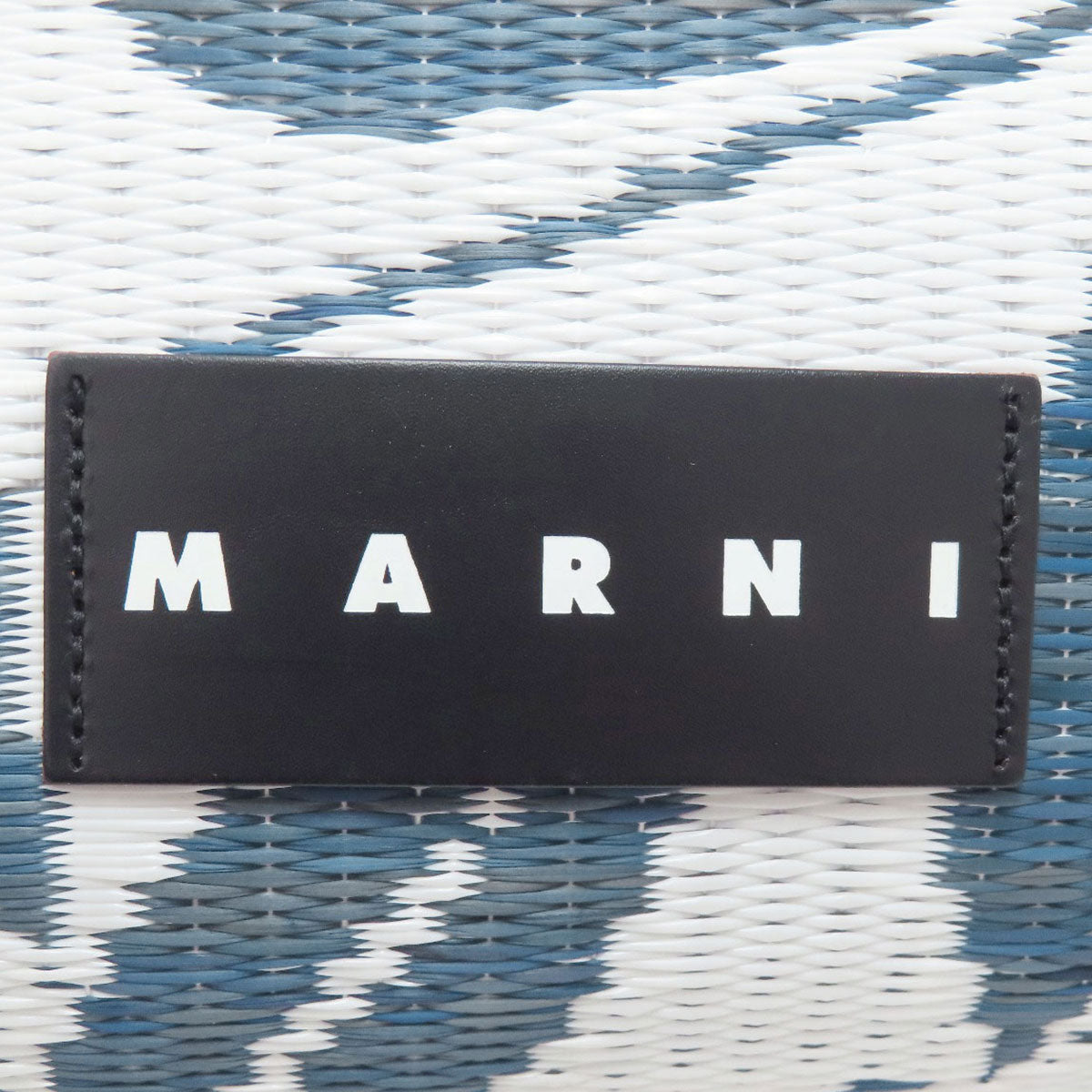 MARNI マルニ たたみトート植物柄 トートバッグ ポリプロピレン レディース 中古