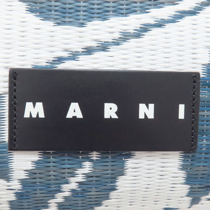 MARNI マルニ たたみトート植物柄 トートバッグ ポリプロピレン レディース 中古