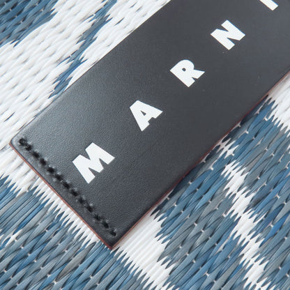 MARNI マルニ たたみトート植物柄 トートバッグ ポリプロピレン レディース 中古