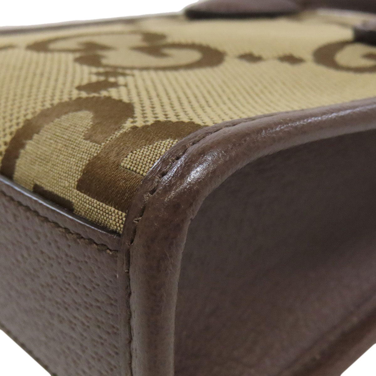 GUCCI グッチ 699406 ジャンボGG ミニ トートバッグ 2WAY ハンドバッグ キャンバス レディース 中古