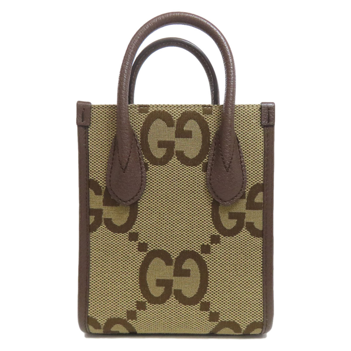 GUCCI グッチ 699406 ジャンボGG ミニ トートバッグ 2WAY ハンドバッグ キャンバス レディース 中古