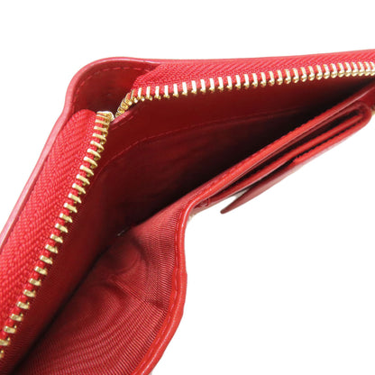 Salvatore Ferragamo サルヴァトーレフェラガモ ガンチーニ金具 二つ折り財布（小銭入れあり） レザー レディース 中古
