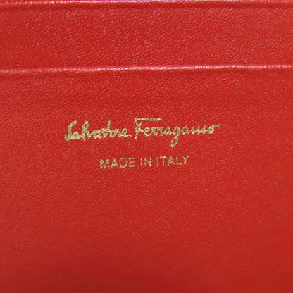 Salvatore Ferragamo サルヴァトーレフェラガモ ガンチーニ金具 二つ折り財布（小銭入れあり） レザー レディース 中古