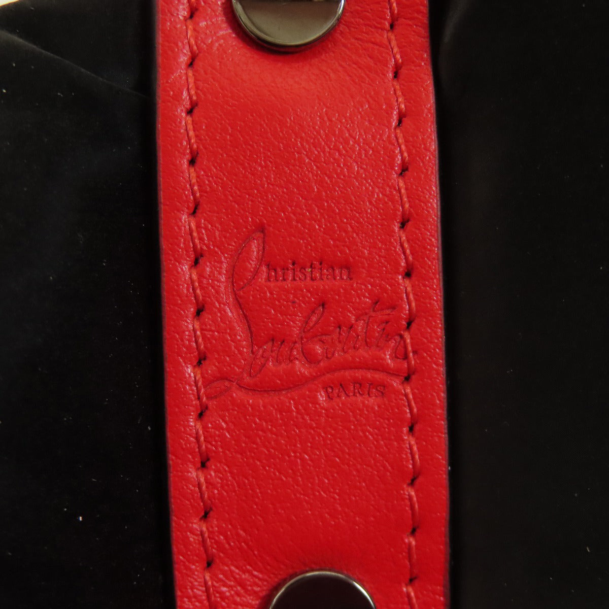 Christian Louboutin クリスチャンルブタン ルビショア トートバッグ ナイロン レディース 中古
