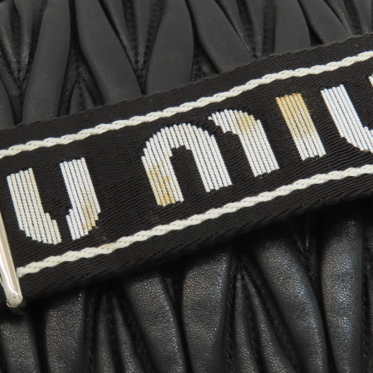 MIUMIU ミュウミュウ マテラッセ 2WAY ショルダーバッグ カーフ レディース 中古